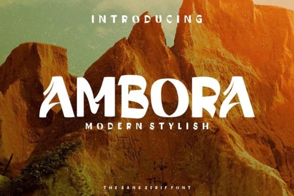 Ambora: The Modern Font That Elevates Brand Identity