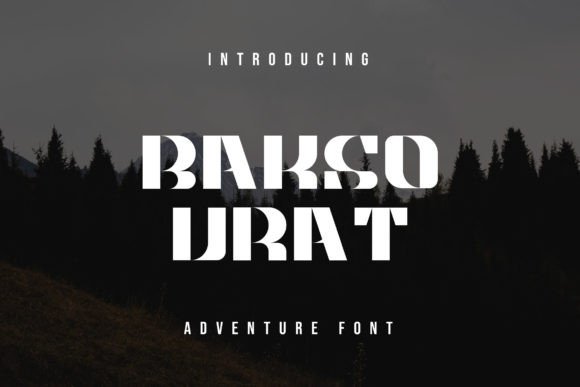 Bakso Urat: A Bold Display Font for Creative Makers