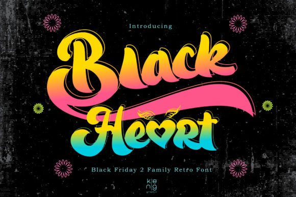 Black Heart: A Handwritten Font That Elevates Editorial Design