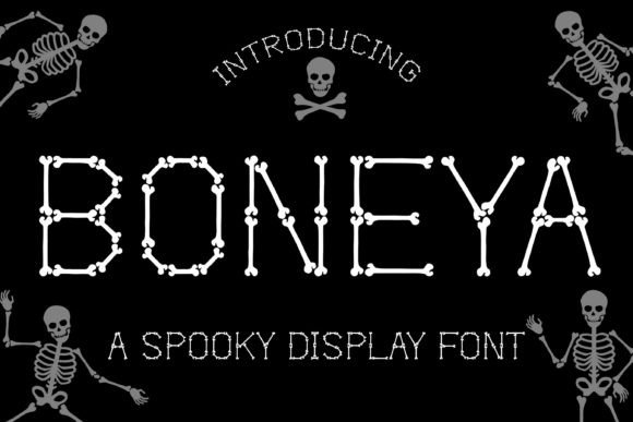 Boneya Font for Halloween-Themed Web Projects
