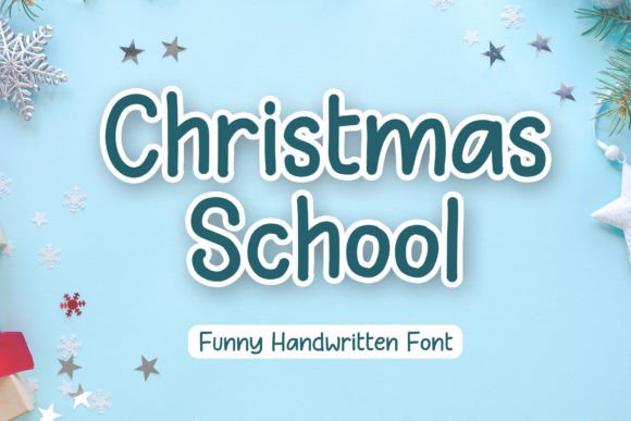 Christmas School Font for Elegant Branding and Modern Design