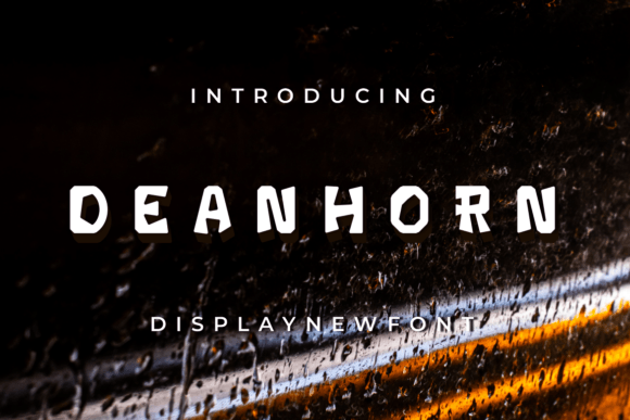 Dean Horn: A Display Font That Elevates Handmade Creations