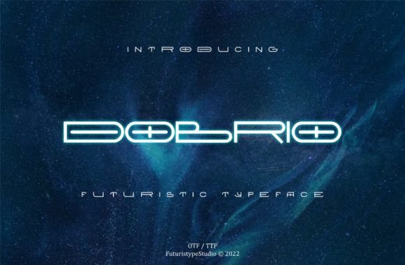 Dobrio: A Futuristic Display Font for Modern Editorial Design