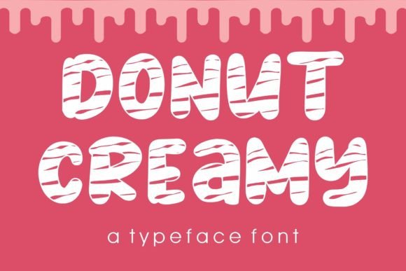 Donut Creamy: A Playful Font for Creative Branding Projects