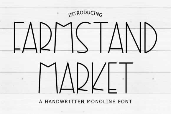 Farmstand Market Font Review and Download
