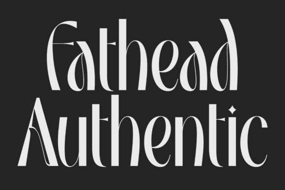 Fathead Authentic: Modern Display Font for Bold Branding