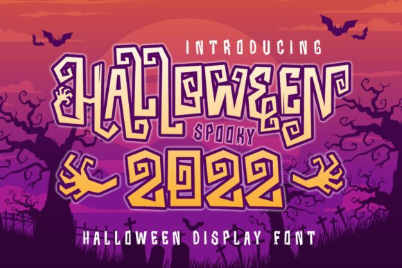 Halloween 2022 Font for Web Design Projects