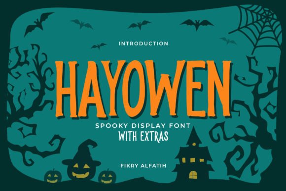 Hayowen: The Spooky Display Font for Halloween Campaigns