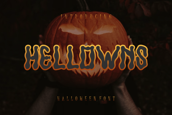 Hellowns Font for Spooky and Bold Handmade Creations