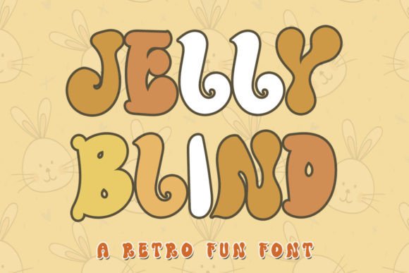 Jelly Blind: A Sweet Retro Display Font for Creative Campaigns