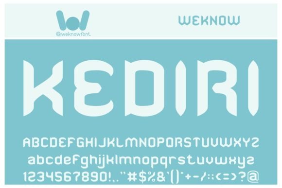 Kediri Font: A Stylish Display Font for Designers