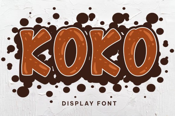 Koko Font for Chic Craft and Design Projects