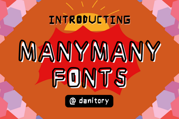 Manymany Font: A Stylish Display Font for Design Projects