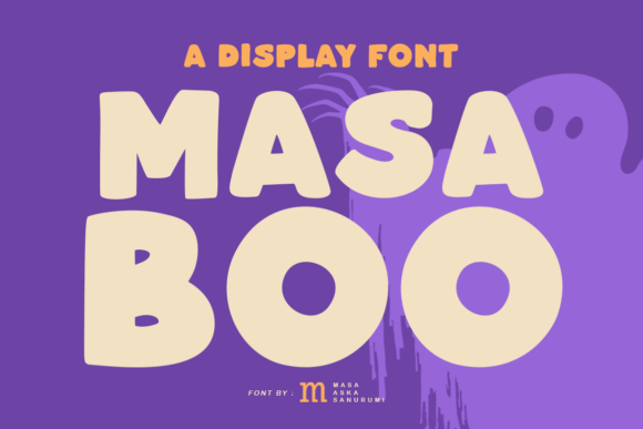 Masa Boo Font for Spooky and Stylish Craft Projects