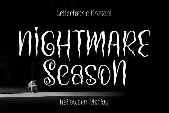 Nightmare Season Font for Halloween Branding and More