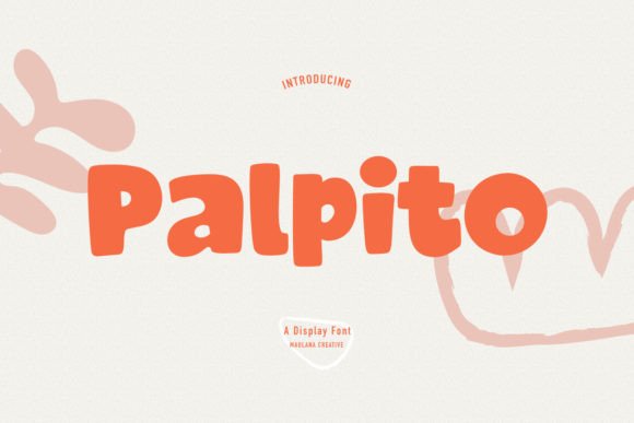 Palpito: A Handwritten Display Font for Whimsical Branding
