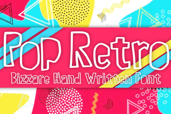 Pop Retro: A Funky Display Font for Handmade Creations