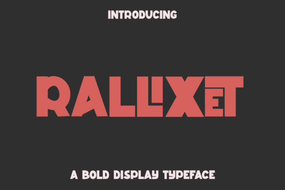 Rallixet Font for Bold Branding and Professional Design