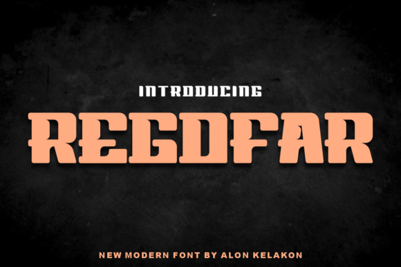 Regofar: A Modern Display Font for Web Design Projects