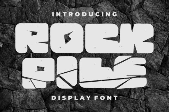Rock Pile: A Bold Display Font for Modern Web Design