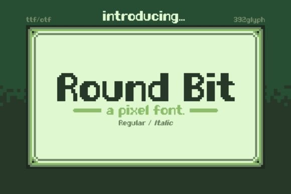 Round Bit: A Pixel-Perfect Font for Retro-Inspired Creations