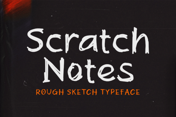 Scratch Note: A Handwritten Display Font for Thoughtful Design