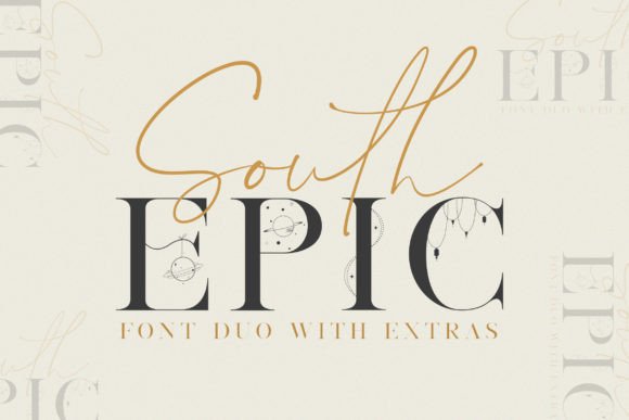South Epic Duo for Elegant Editorial Design