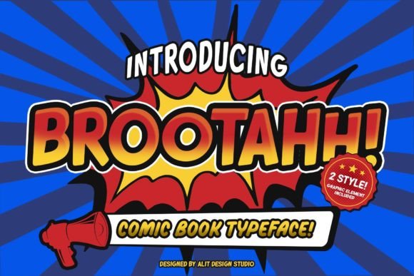 The Brootahh: A Playful Font for Bold Branding