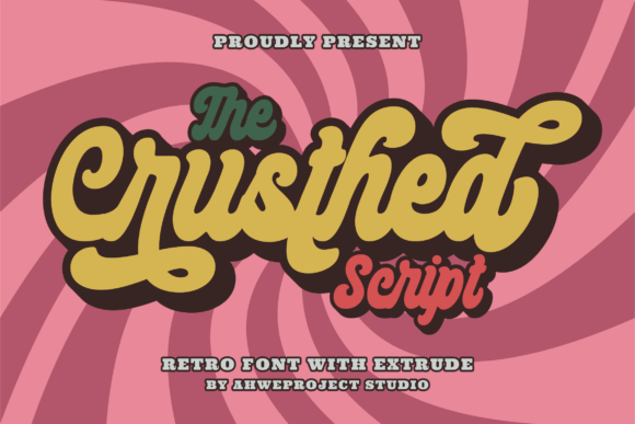 The Crusthed: A Bold Display Font for Dynamic Campaigns