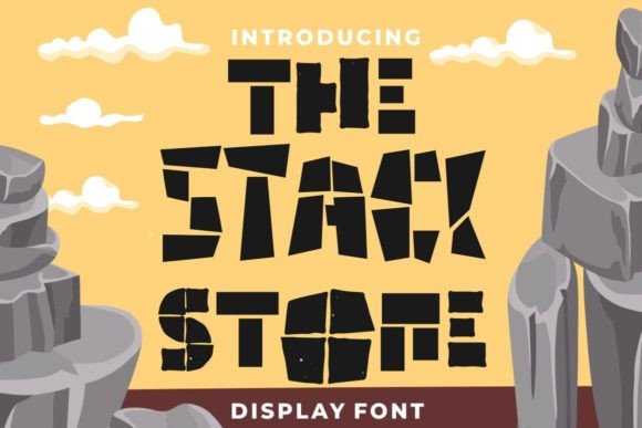 The Stack Stone Font for Bold and Playful Design