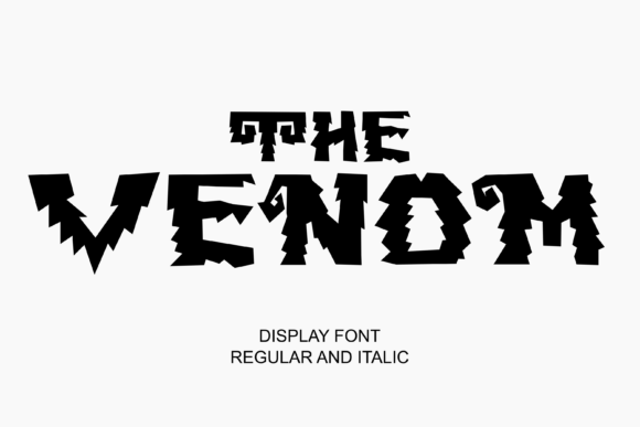 The Venom Font for Halloween and Horror-Themed Branding